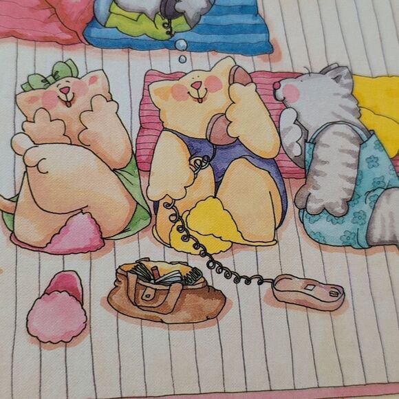 Vintage 90s Due Dreamer CR Gibson kitty cat theme scrapbook - Picture 6 of 15